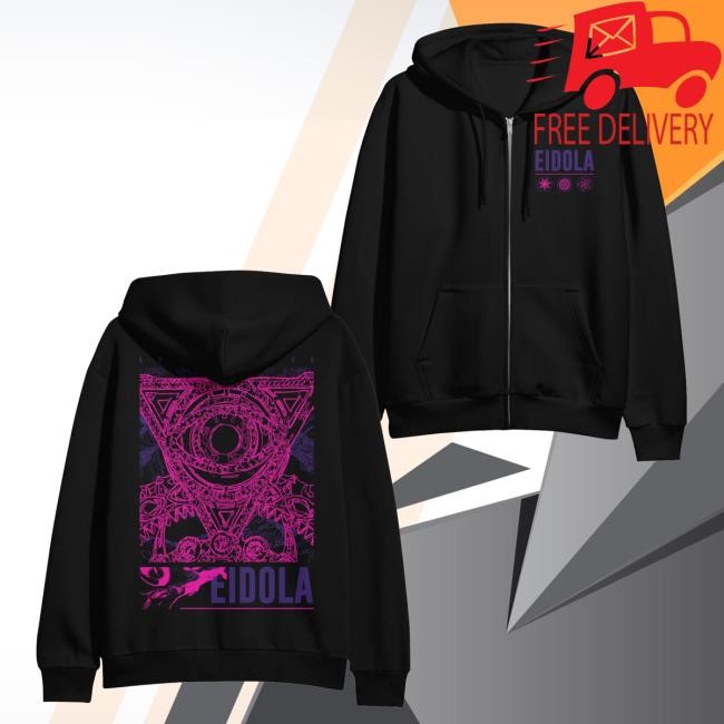 Trending Eidola Merch Eviscerate Triangle Eye Black Sweatshirt - New Tee Store