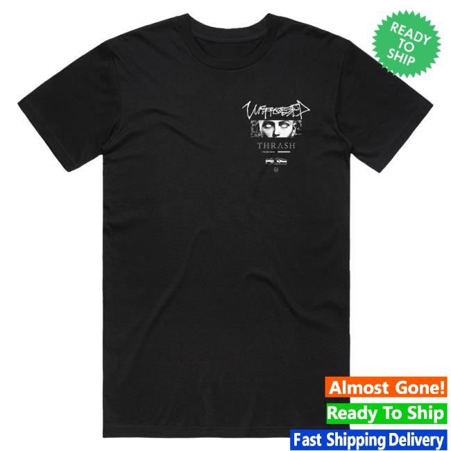 Unprocessed Merch Thrash Hoodie Black - New Tee Store