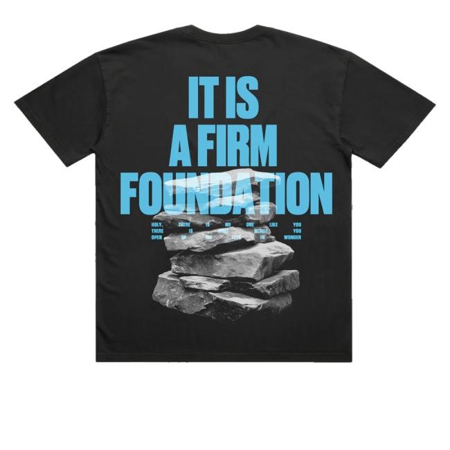 Official Pat Barrett Music Merch Shop Store Firm Foundation Tee - New Tee Store