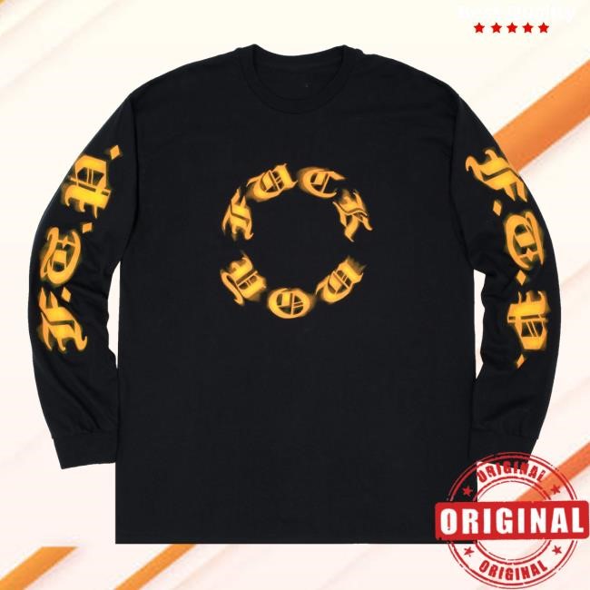Fuckthepopulation Merch Store Ftp Ring Of Fire Ls Hooded Sweatshirt - New Tee Store