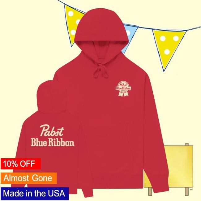 Official Pabst Blue Ribbon Red New Shirt - New Tee Store