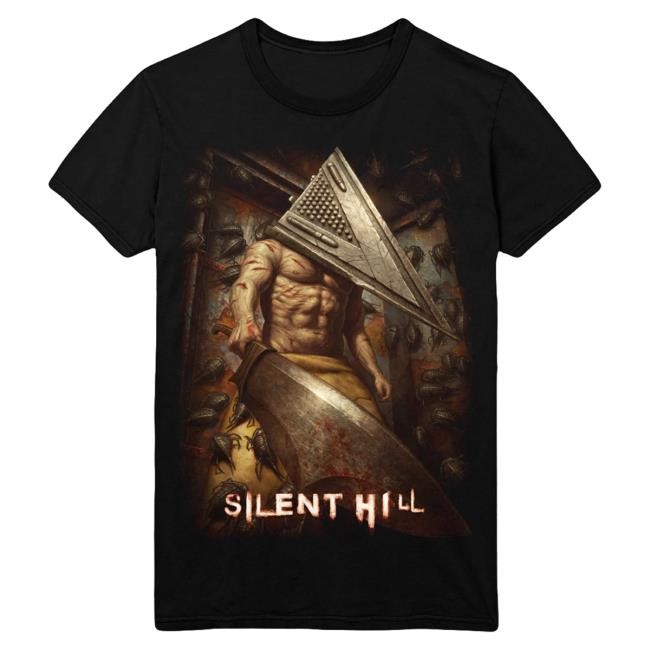 Official Cavitycolors Merch Silent Hill Pyramid Head Long Sleeve Shirt - New Tee Store