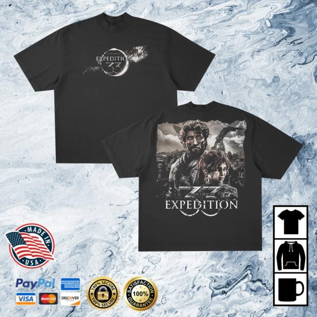 Expedition 33 - Front And Back Zip Up Hooded Sweatshirt - New Tee Store