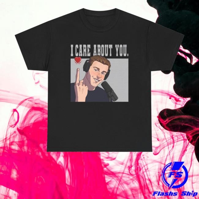 Luke Dale Merch Store I Care About You - Heavyweight Hoodie - New Tee Store