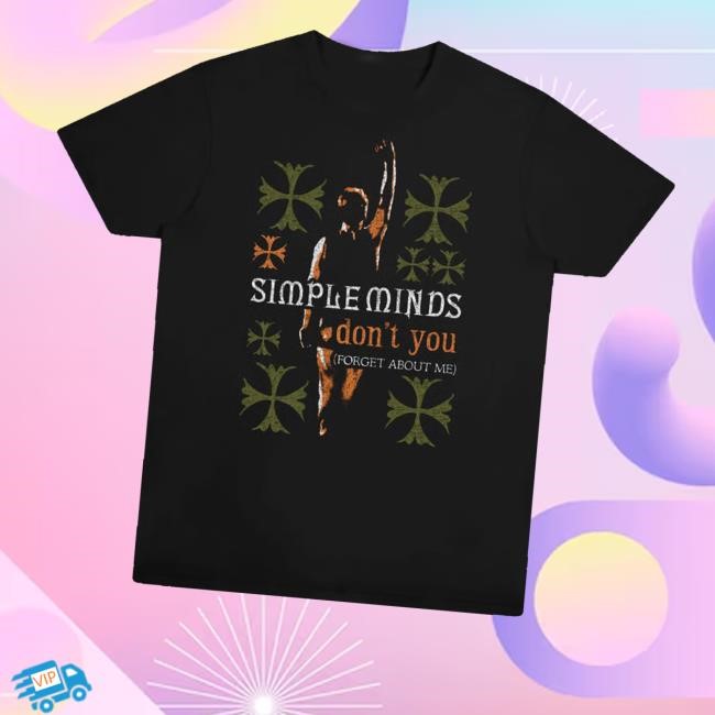 Simpleminds Merch Store Shop Don't You Forget About Me Black Hoodie Sweatshirt - New Tee Store