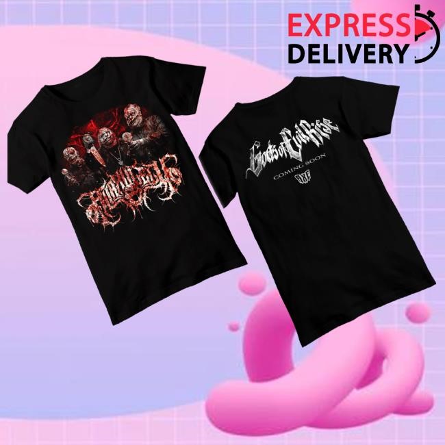 Official Mne A.X.E. Blood Splatter Gods Of Evil Rise Coming Soon Tee Shirt - New Tee Store