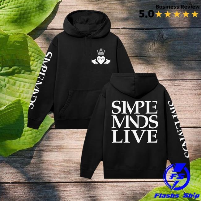Simpleminds Merch Live Black T-Shirt - New Tee Store