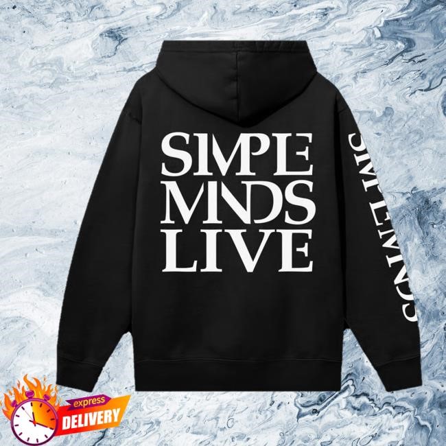 Simpleminds Merch Live Black T-Shirt - New Tee Store