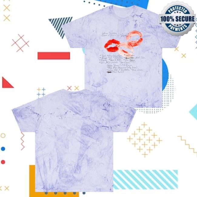 Official Sabrina Carpenter Merch Sabrina Carpenter Merch Lyrics Lip Long Sleeve Shirt - New Tee Store