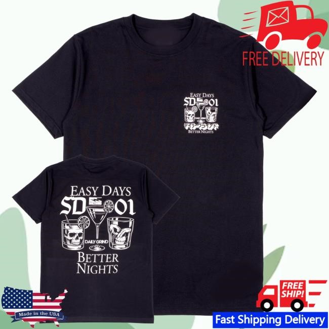 Official Daily Grind Merch Shop Shop Daily Grind Easy Days Long Sleeve Shirt - New Tee Store
