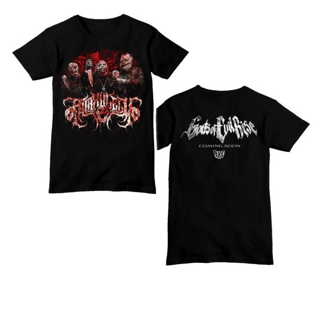 Official Mne A.X.E. Blood Splatter Gods Of Evil Rise Coming Soon Tee Shirt - New Tee Store