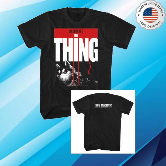 Sum Merch Store Shop John Carpenter Live In Concert The Thing Black Sweater - New Tee Store