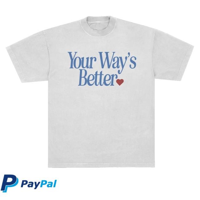 Forrest Frank Merch Your Way's Better White Crewneck Sweatshirt - New Tee Store