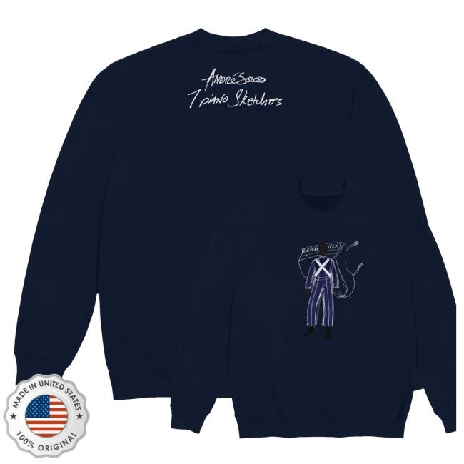 Official Andre3000 Merch Shop Store 7 Piano Sketches Cover T Shirt - New Tee Store