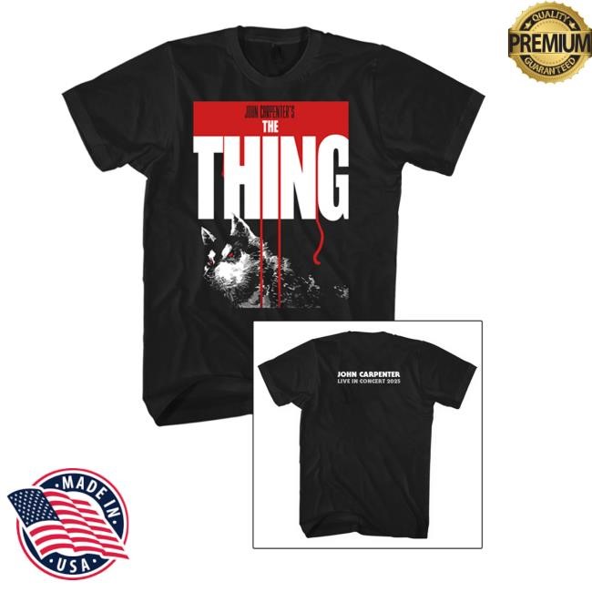 Sum Merch Store Shop John Carpenter Live In Concert The Thing Black Sweater - New Tee Store