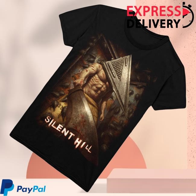 Official Cavitycolors Merch Silent Hill Pyramid Head Long Sleeve Shirt - New Tee Store